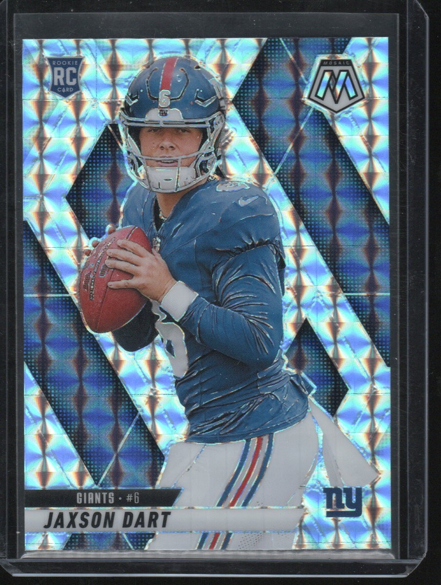 2025 Mosaic JAXSON DART Rookie Silver Mosaic Prizm New York Giants RC #362