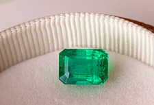 1.67 Cts Natural Emerald Octagon Cut 8x6x4.5 MM Loose Gemstone For Jewelry