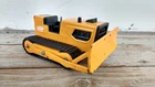 Vintage Tonka T-6 Bulldozer Yellow Pressed Steel Works Great! Made In USA Nice!