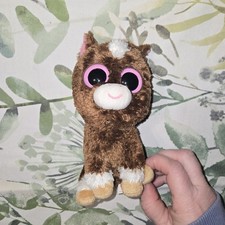 Ty Beanie Boos DAKOTA Horse 2013 Dark Brown W/Tan Mane TAG ERROR No Name