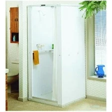 E.l.  80 32x32 durastall shower, white, 33.5 x 74.0 x 4.7