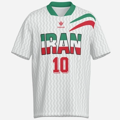 VF JERSEYS Iran - football shirt Replica Retro jersey, 1996 home soccer jersey
