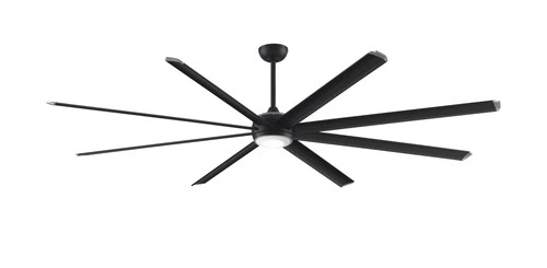 Fanimation Stellar 96 1-Light 8-Blade Ceiling Fan Motor (Only) in Black - Picture 2 of 2