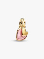 Pandora Charm AnhäNger Mutter Und Tochter Vergoldetes Metall Bioresin 763766C01