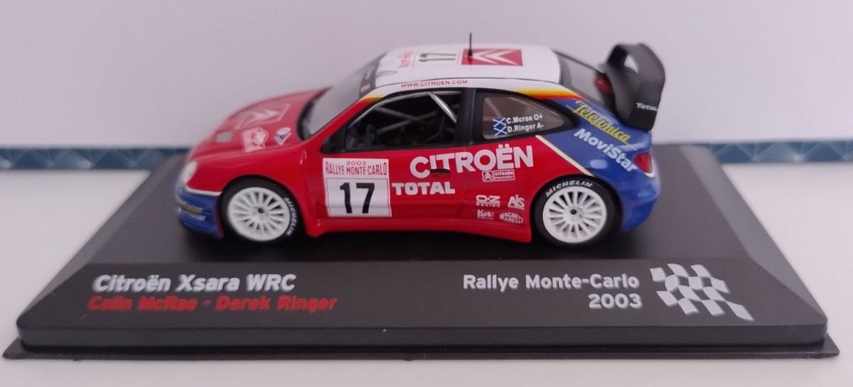 Modèle Réduit Citroën Xsara WRC Rallye Monte-Carlo 2003 - McRae - 1/43 Neuf
