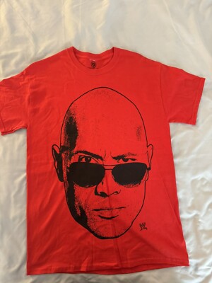 WWE Wrestling The Rock Adult Medium T-Shirt New