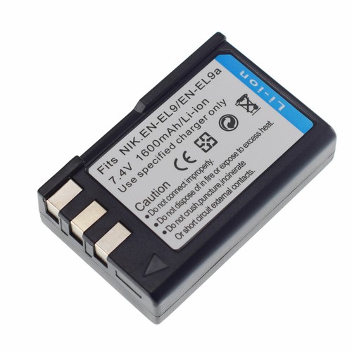 1600mAH Battery for NIKON EN-EL9a, EN-EL9e, D40X, D40C, DSLR-D60, D40, EN-EL9 - Picture 5 of 6