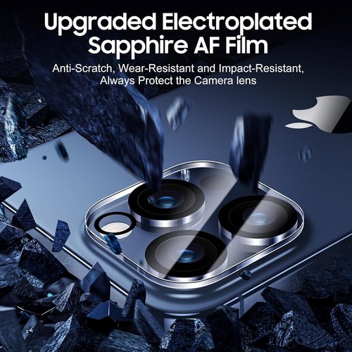HD Tempered Glass Camera Lens Protector for iPhone 15 Pro / iPhone 15 Pro Max - Bild 5 von 11