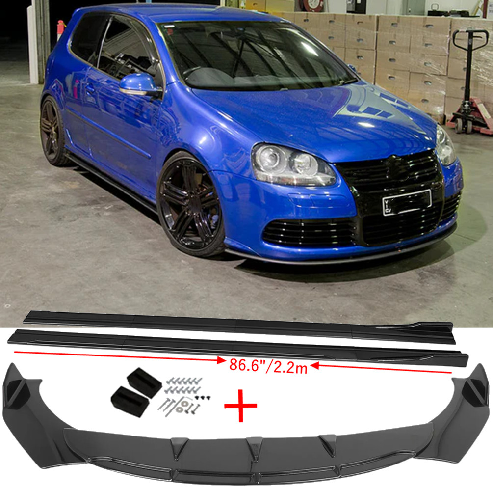 Spoilerschwert Frontspoiler Lippe 2.2M Seitenschweller Für GTI Jetta Golf MK5