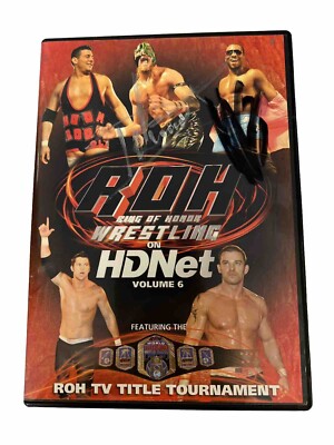 ROH Wrestling On HDNet Volume 6 Autographed By Delirious (Rare)