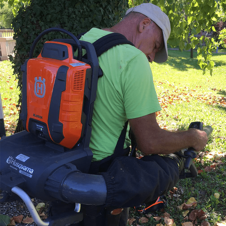 550iBTX BLi950X Husqvarna Battery Backpack PRO Leaf Blower Kit eBay