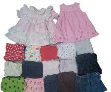 HUGE Lot Bundle of Baby Girls Clothes 19 Pieces Allseason Size 3-6 months