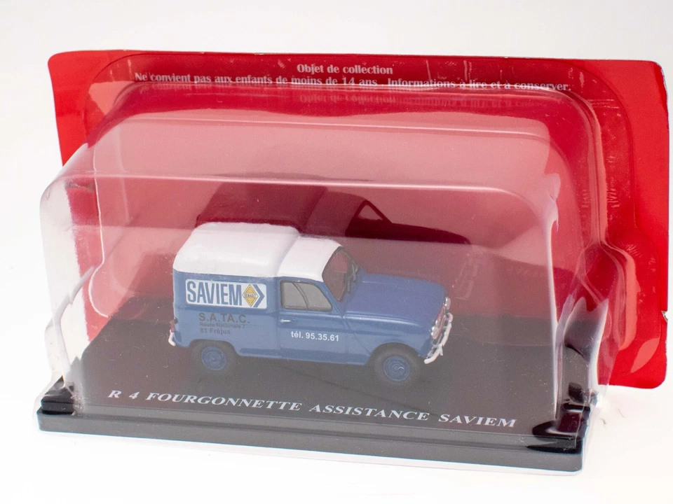 RENAULT R4 4L FOURGONNETTE ASSISTANCE SAVIEM 1967 - 1/43 Camion Utilitaire UTR56 - Photo 3/3