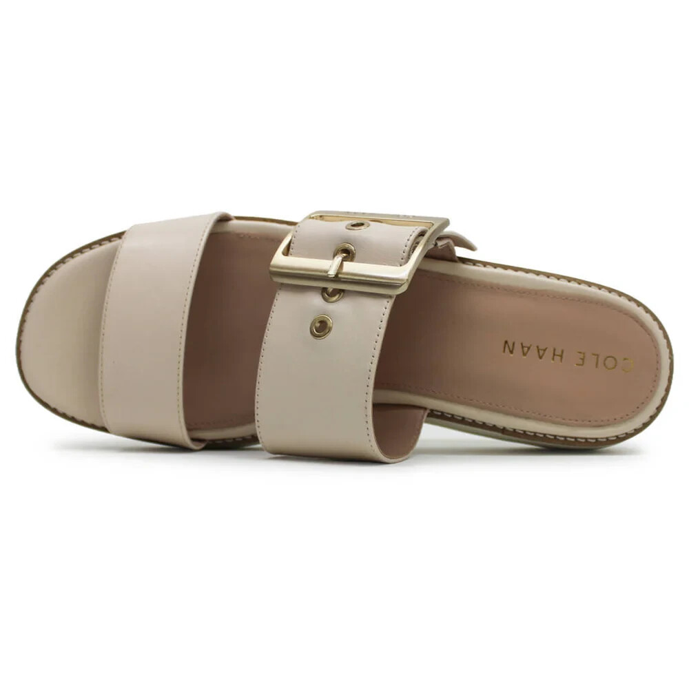 Cole Haan Originalgrand Platform Slide Womens 8.5 Sandollar Ivory