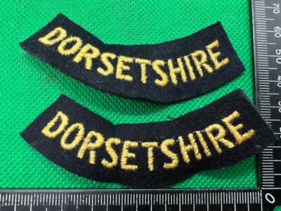 Titres d’Épaules Civil Defence Dorsetshire Home Front Britannique WW2 - Photo 1/4