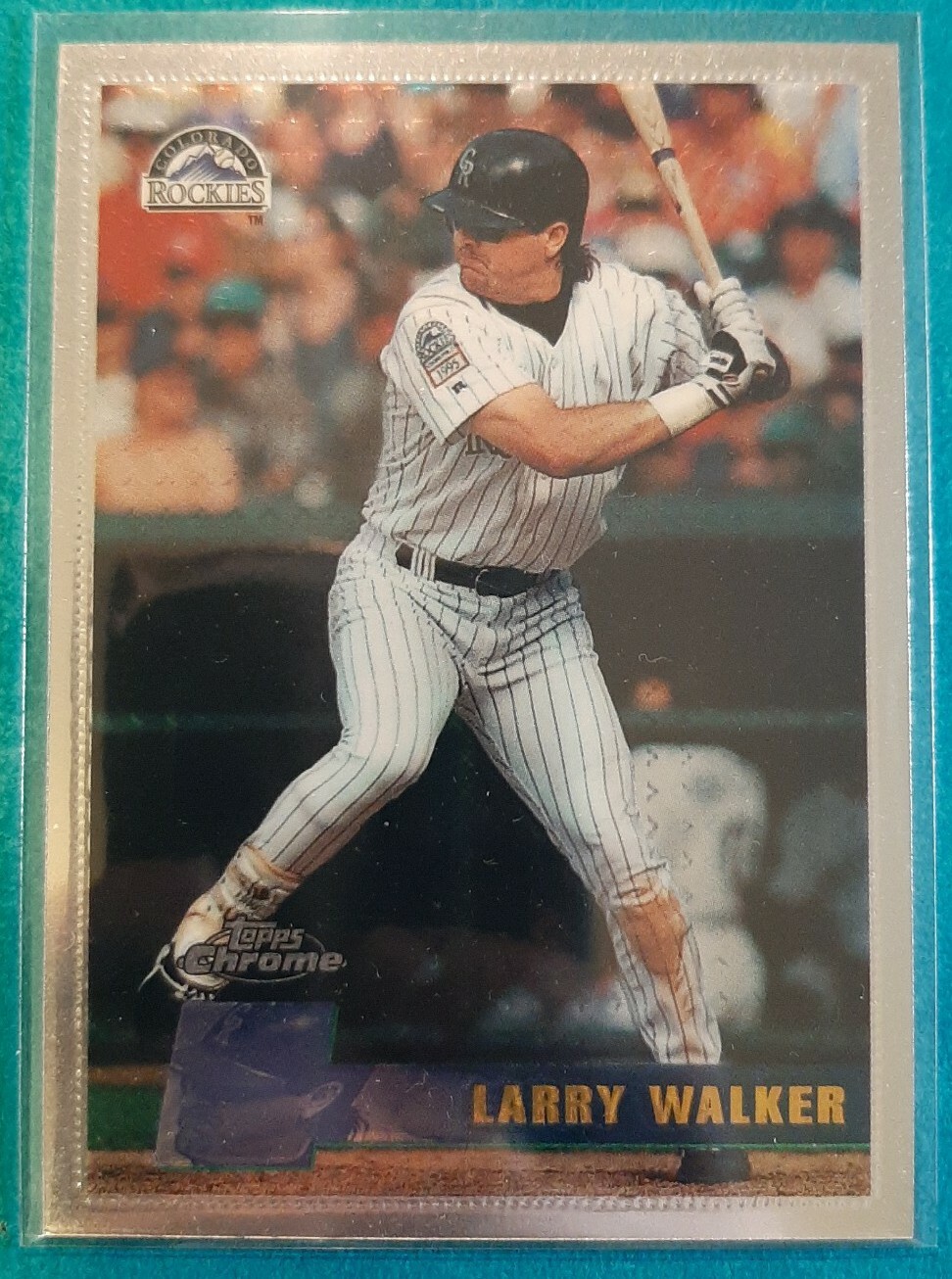 1996 TOPPS CHROME LARRY WALKER #147 COLORADO ROCKIES