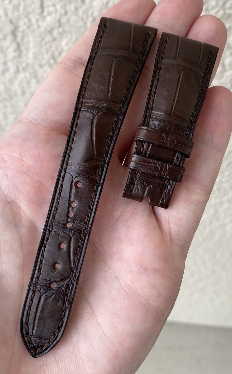 Authentic Patek Philippe 21mm x 16mm Brown Alligator Watch Authentic Patek Philippe 21mm x 16mm Brown Alligator Watch
