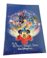 Walt Disney World Photo Album Where Magic Lives 50 Pages 4X6 Mickey New Sealed