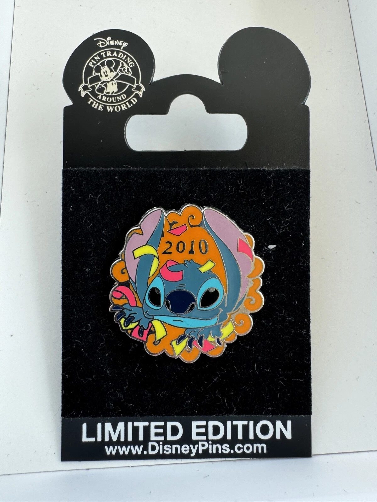 WDW Mini Collection Happy New Year 2010 Stitch LE 500 Disney Pin 74370 =