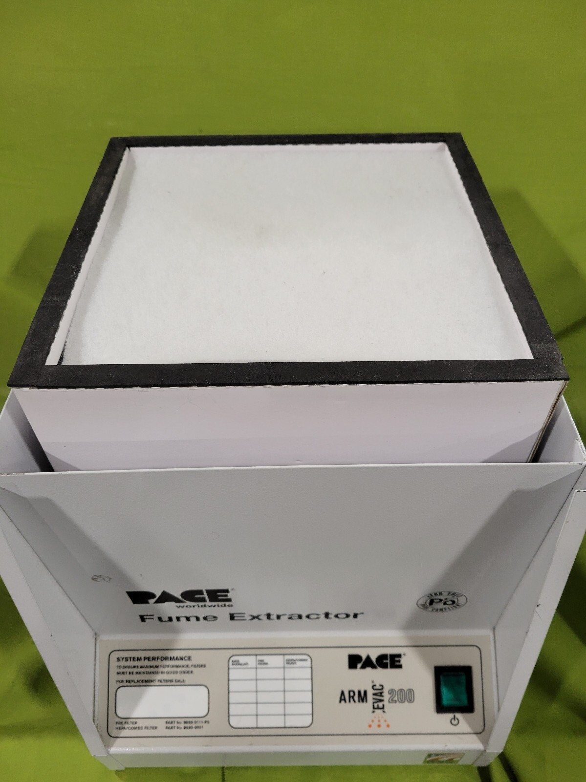PACE ARMEVAC 200 Fume Extraction Central Filtration Unit eBay