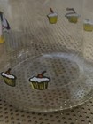 Vintage CARLTON Clear Glass PENGUIN /CUPCAKE Red Lid Jar Canister Storage — photo 5