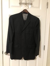 Calvin Klein Black Striped 2 Piece Suit
