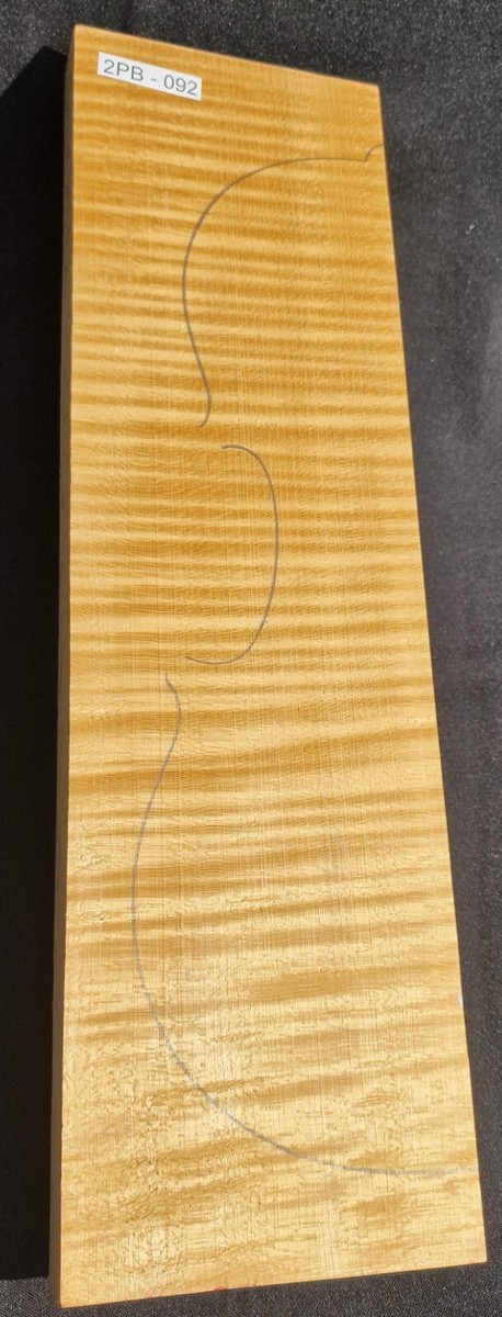 Tonewood érable Bosniaque Flammé Pour Violon - Dos Deux Pièces 197 - Neuf - Lutherie