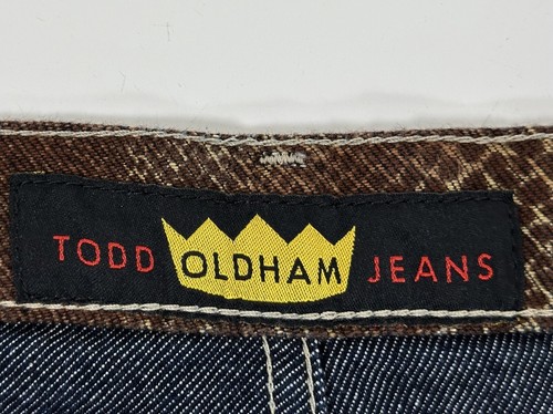 Todd Oldham Women’s Brown With Designs Jeans Size 11 100% Cotton EXCELLENT COND - Picture 5 of 15