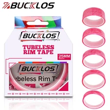 BUCKLOS Tubeless Rim Tapes 17/19/21/23/25/28/30/32/35mm×10m Bicycle Wheel Tape