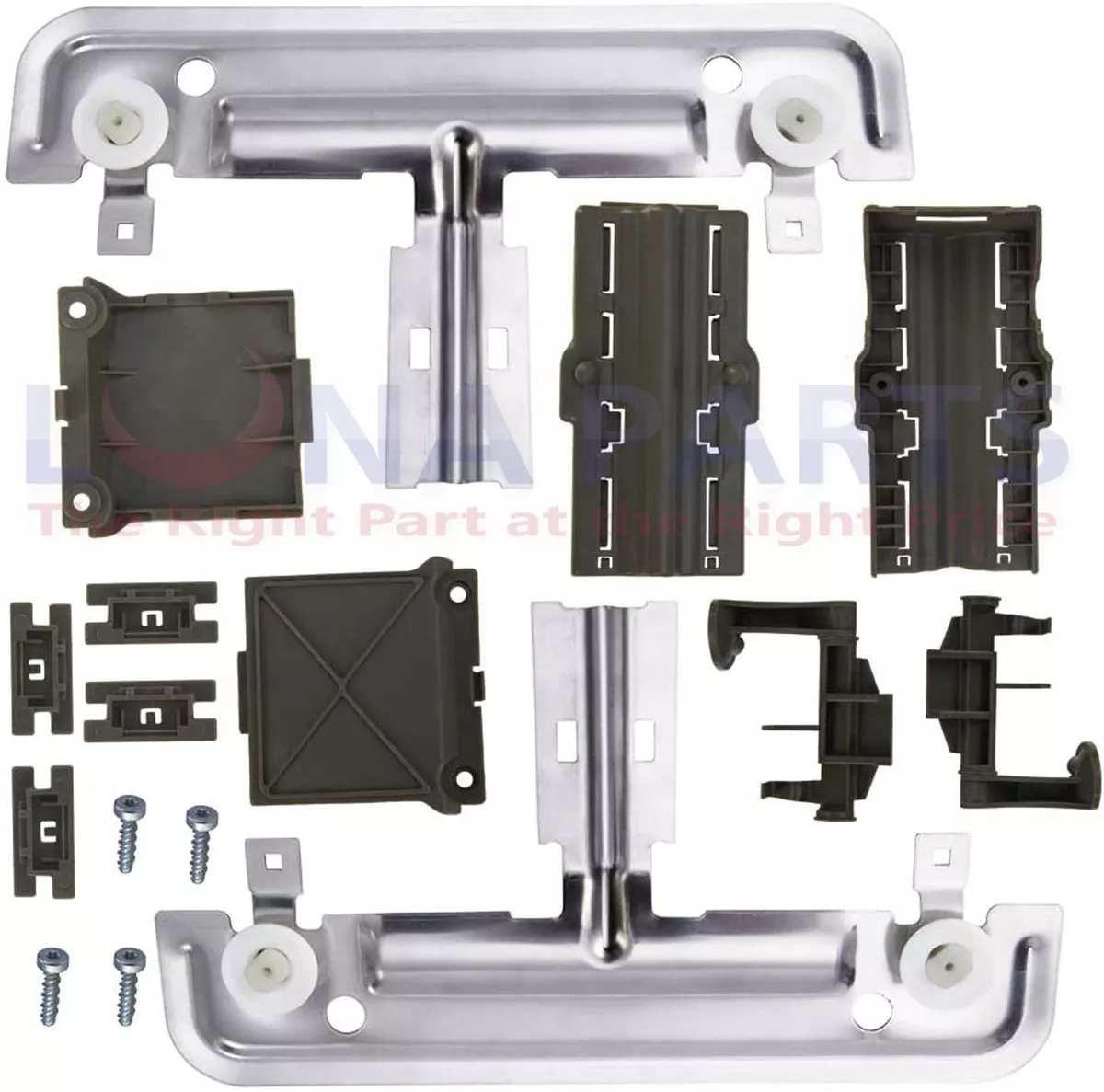 Whirlpool WDT780SAEM2 Dishwasher Upper Top Dishrack Adjuster Kit