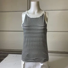 SPLENDID Candice Sleeveless Tank Women's Size Large Lead Stripe