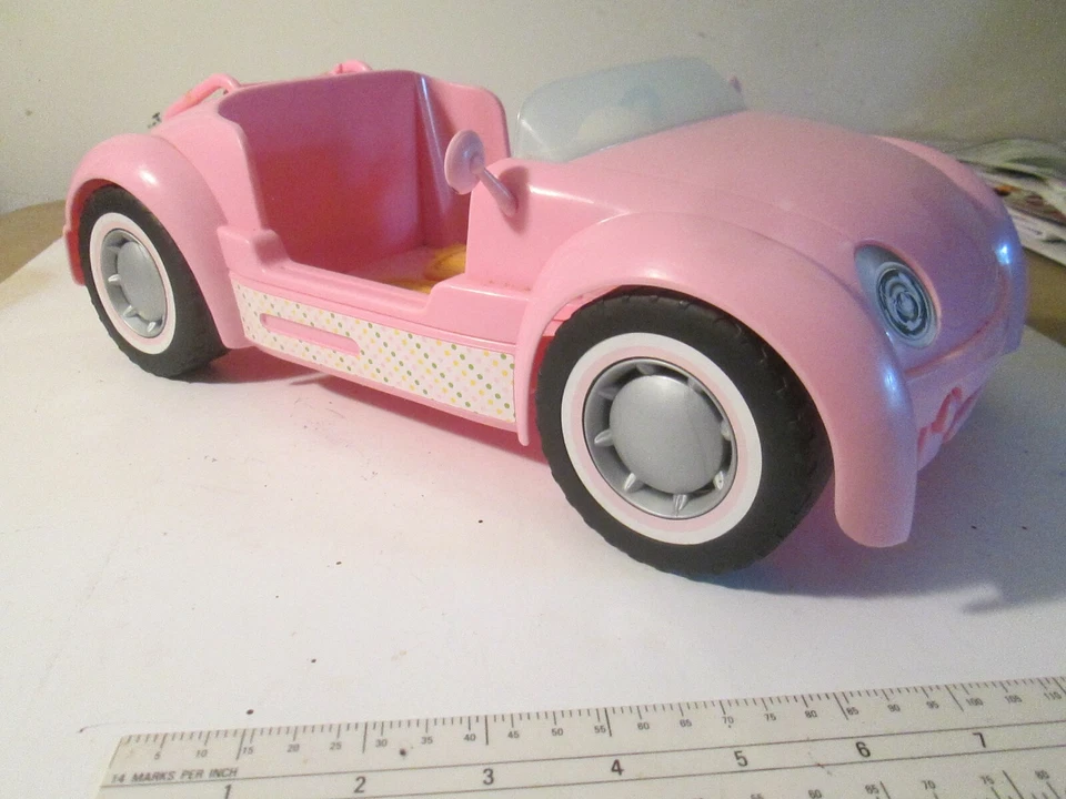Juguetes Barbie Coche Rosa Abierto Playa Tipo Crucero desde 2006 Muy Buen Estado Foto 4 de 4