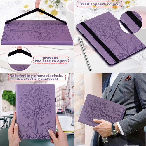 Funda protectora de cuero con patrón abatible para iPad Pro 11"" 5ta 6ta generación 9,7"" Mini 1 2 3 4 - Imagen 11 de 47
