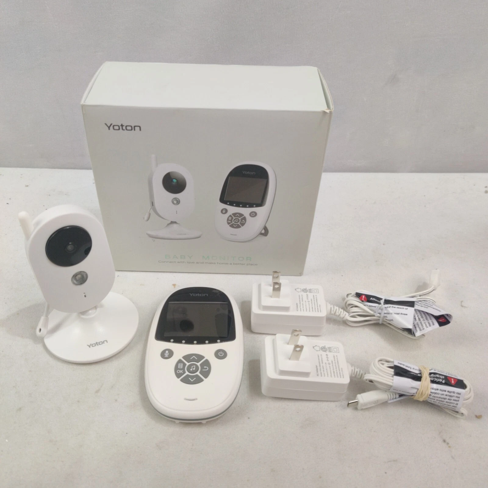 Open Box - YOTON Portable Baby Monitor with Camera and Audio - MODEL YB01