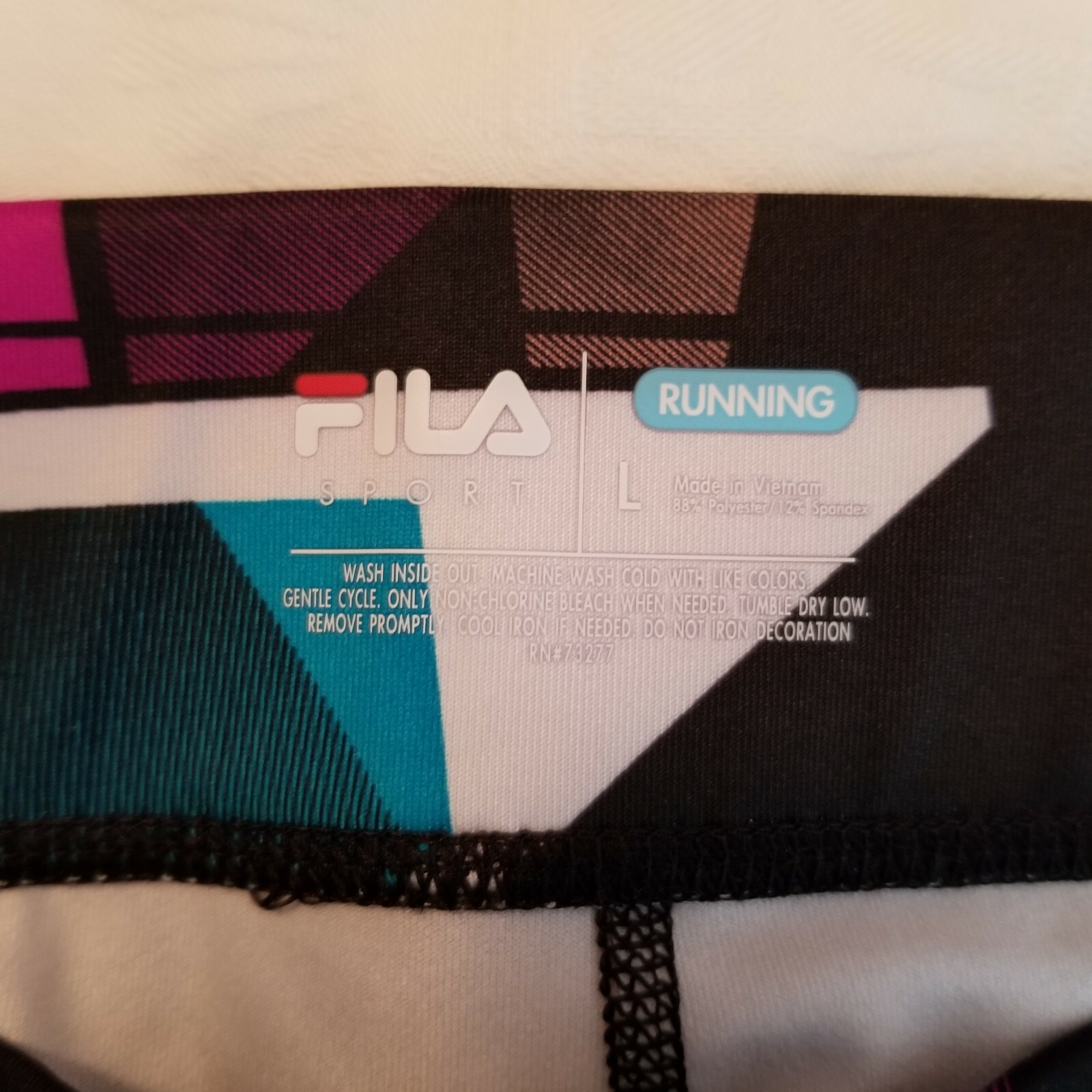 Pantaloncini da corsa FILA Performance ~ allenamento Activewear ~ geometrici ~ multicolore