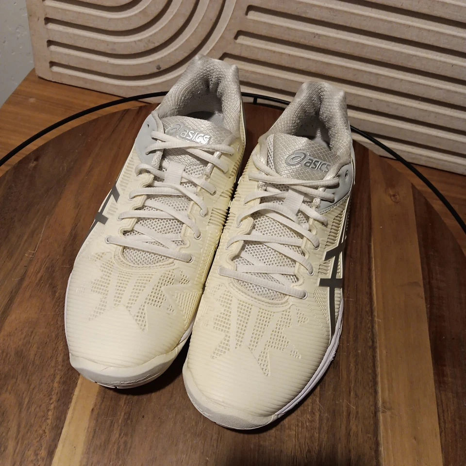 Zapatos de tenis Asics Gel-Solution Speed 3 para mujer talla 9 gris blanco roto ¡USADOS DOS VECES! Foto 2 de 4