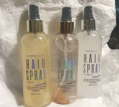 Shimmer Squad Australia Hair Shimmering Spray 200 ml ~ Shea oder Kokos oder Hagebutte