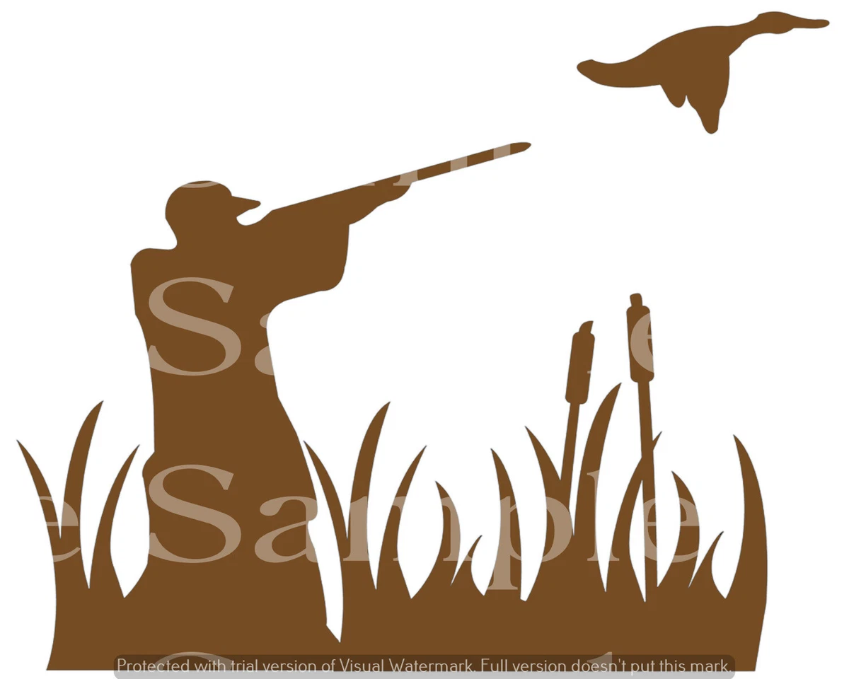 Brown Duck Hunting Birthday ~ Edible 2D Fondant Cake Cupcake Topper ~  D24608 * | eBay