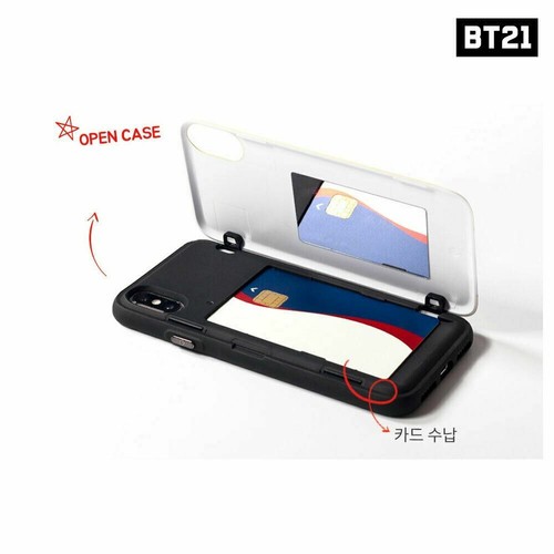 BTS BT21 Official Authentic Goods Peekaboo Muti Card Bumper Case By + Tracking# - Picture 3 of 16