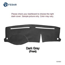 Dark Grey Dashboard Pad Mat Dash Cover For 1998-2002 Honda Accord