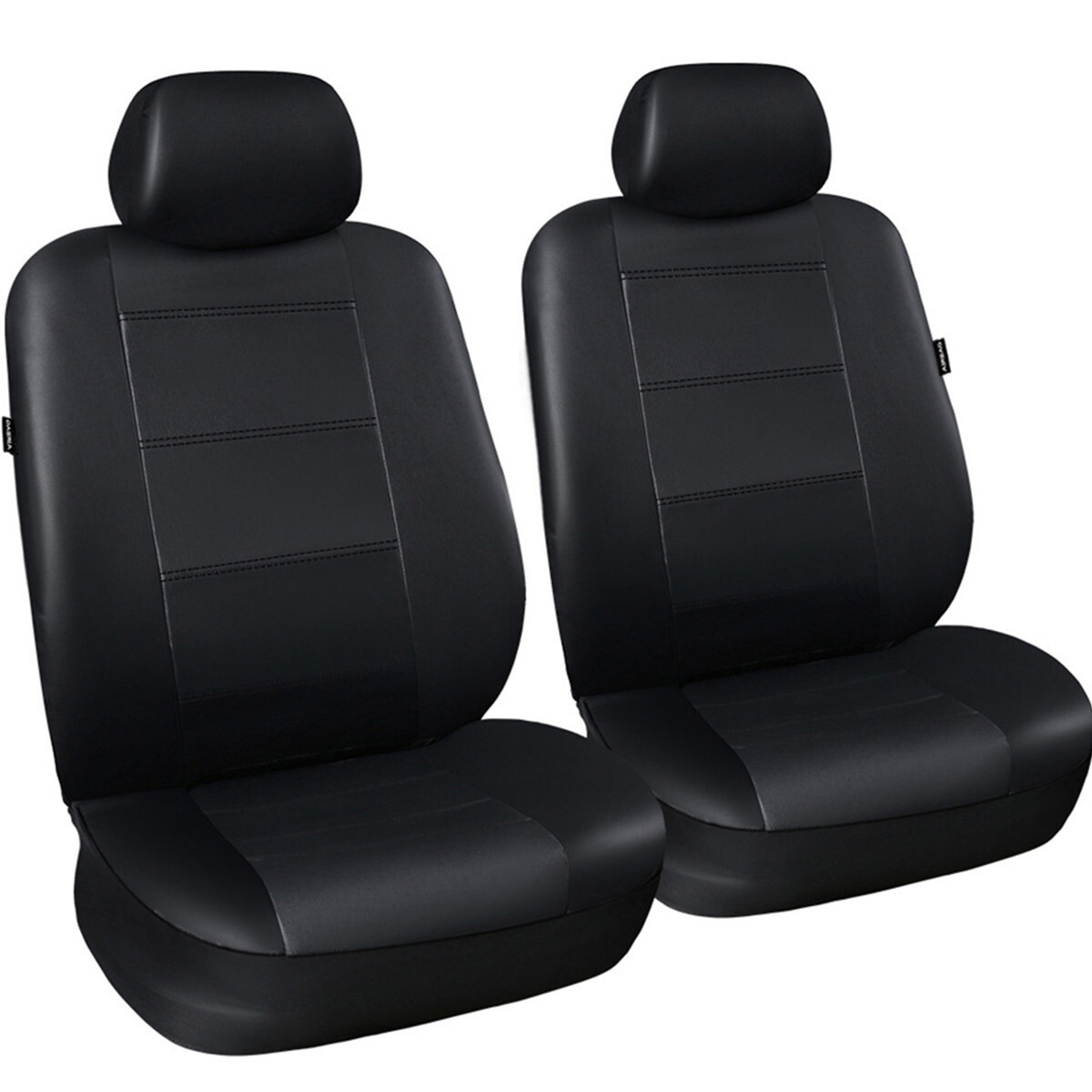 Car Front Bucket Seat Covers Cushion Protector Cover PU Leather For Truck SUV