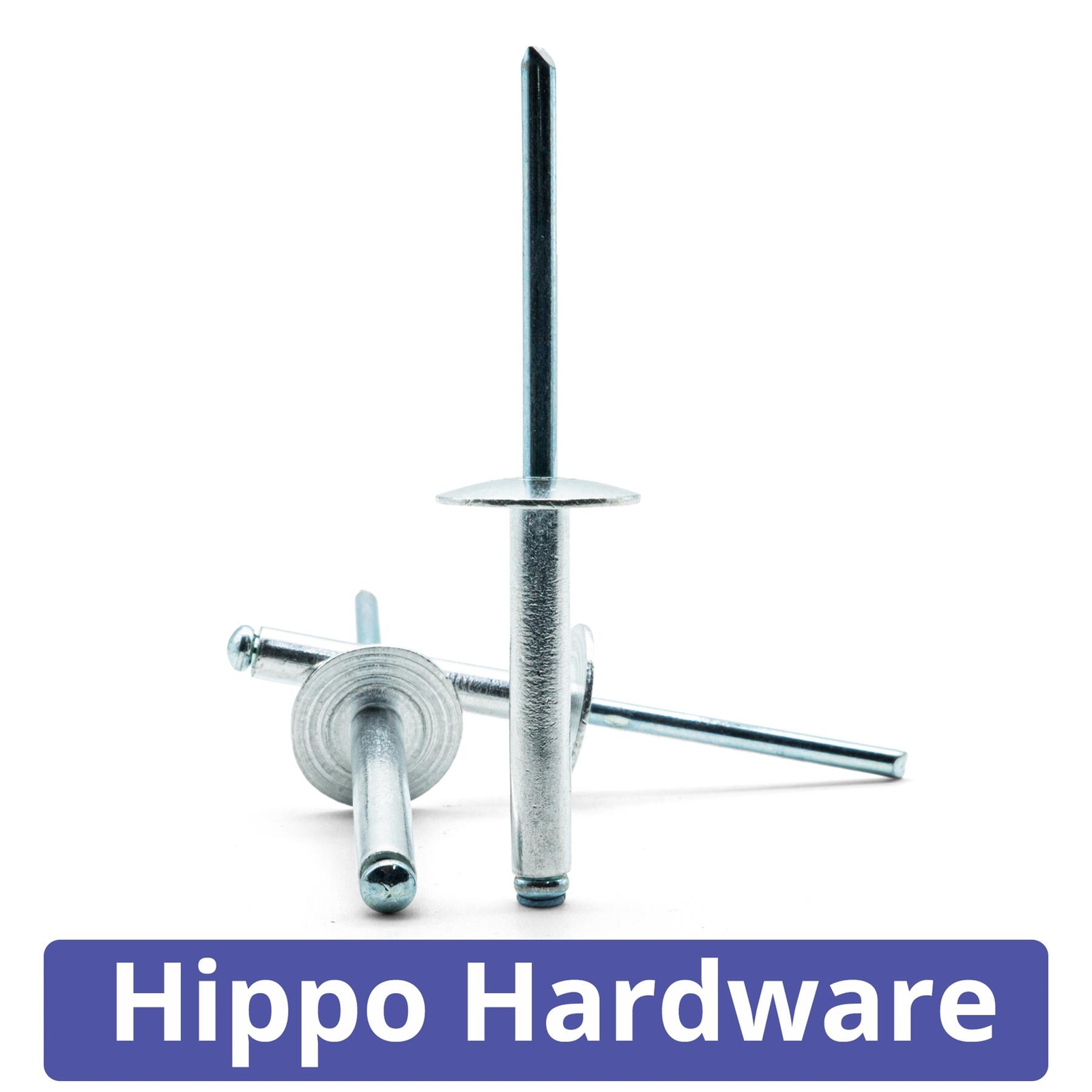 Extra Large Flange Head Pop Rivets Open Blind Aluminium/Steel 3.2mm 4 ...