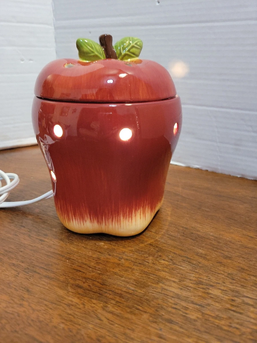 Scentsy Big Apple wax warmer Retired EUC Fall Harvest Orchard eBay