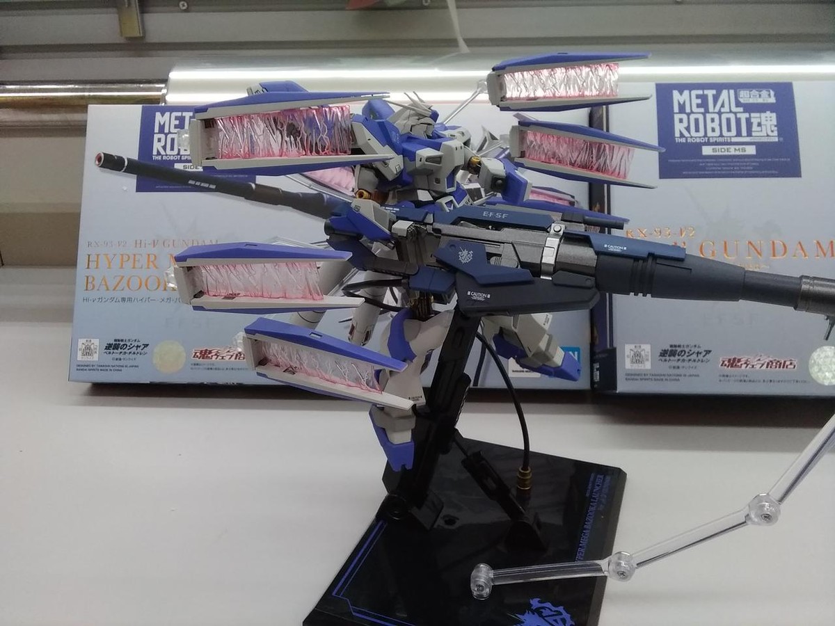 BANDAI Metal Robot Spirits RX-93-ν2 Hi-ν Gundam Hyper Mega Bazooka