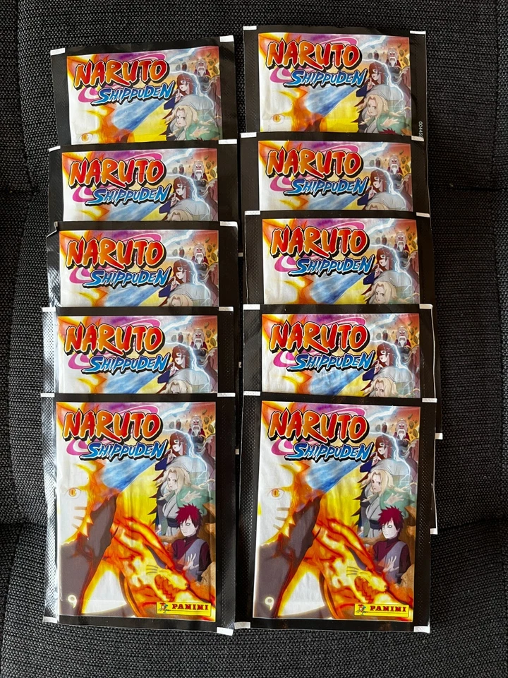 LOT PANINI 10 POCHETTES PACKETS NARUTO SHIPPUDEN MANGA DISNEY 2022 - Photo 1/1