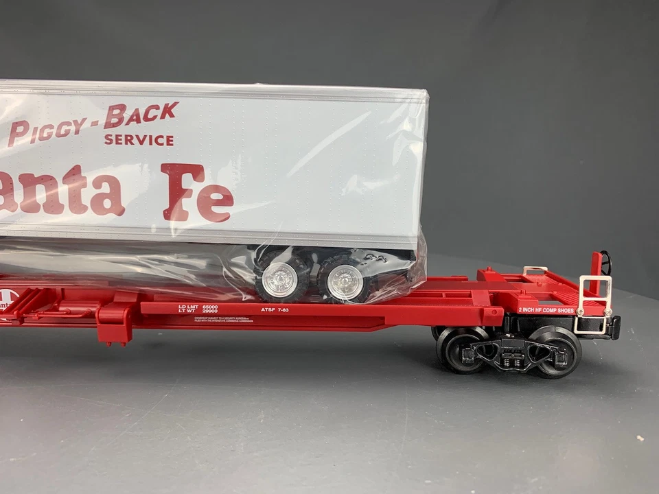 O Gauge K-Line 771-1051 Diecast ATSF Front Runner w/ATSF Trailer NIB! O1424 LZ - Image 4 of 4