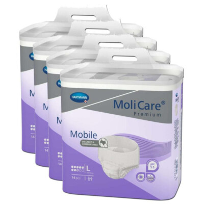 MoliCare Premium Mobile 8 Tropfen Large 5 Kartons a 4x14 Stk