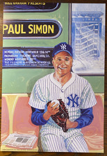 PAUL SIMON poster 2000 concert Denver Fillmore Oakland Paramount tour NY 13"x19"