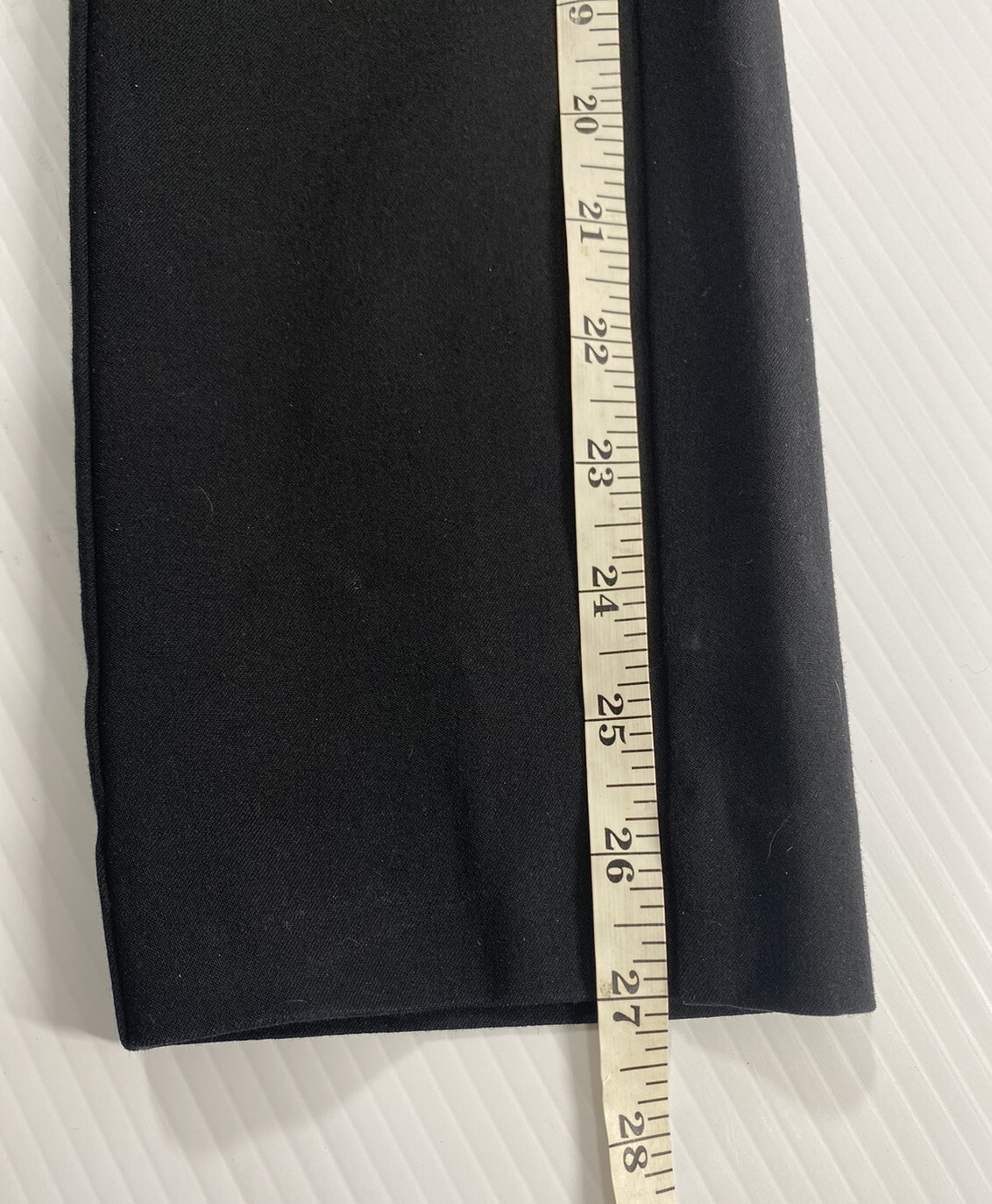 Rag & Bone Black Slim Straight Dress Pants Women's 6 Elastic Waist Mid ...