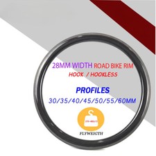 700C Gravel Road Bike Carbon Rim 28mm Wide Hook Hookless Tubeless Boost Wheel